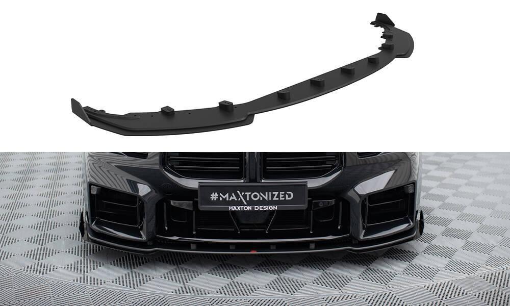Front Lippe / Front Splitter / Frontansatz Street Pro V.1 mit Flaps für BMW M2 G87 von Maxton Design