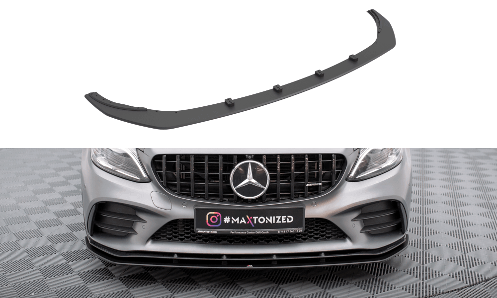 Front Lippe / Front Splitter / Frontansatz Street Pro mit Flaps für Toyota GR Yaris MK4 von Maxton Design