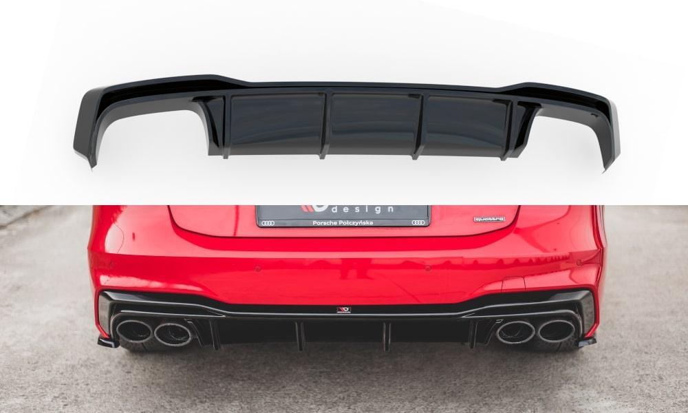 Heck Diffusor für Audi A7 C8 S-Line von Maxton Design - UPGRADEMYCAR