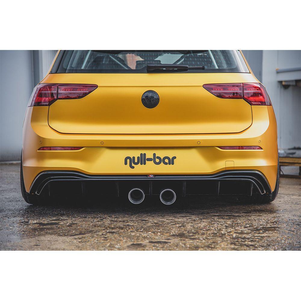 Heck Diffusor im Set mit Auspuff für VW Golf 8 für R32 Look von Maxton Design - UPGRADEMYCAR