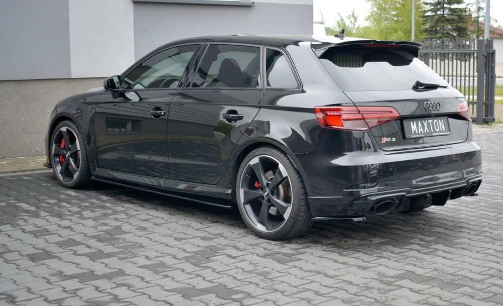Seitenschweller Erweiterung für Audi RS3 8V FL Sportback von Maxton Design - UPGRADEMYCAR