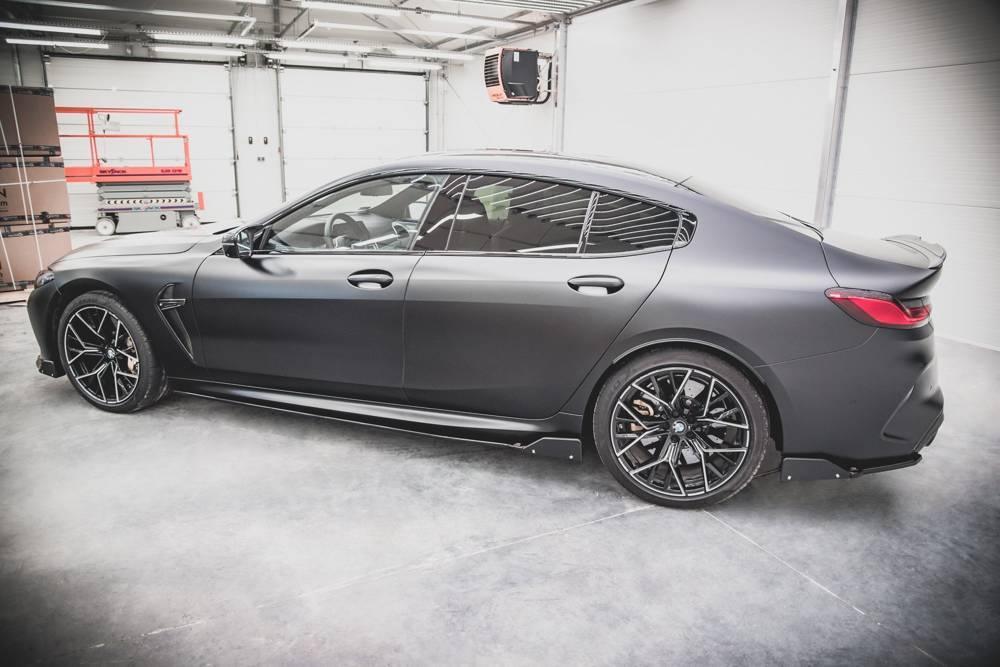 Seitenschweller Erweiterung V.1 mit Flaps für BMW 8er Grand Coupe G16 M-Paket  von Maxton Design