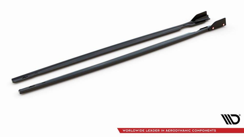 Seitenschweller Erweiterung V.2 mit Flaps für VW Golf 8 GTI / GTI Clubsport von Maxton Design