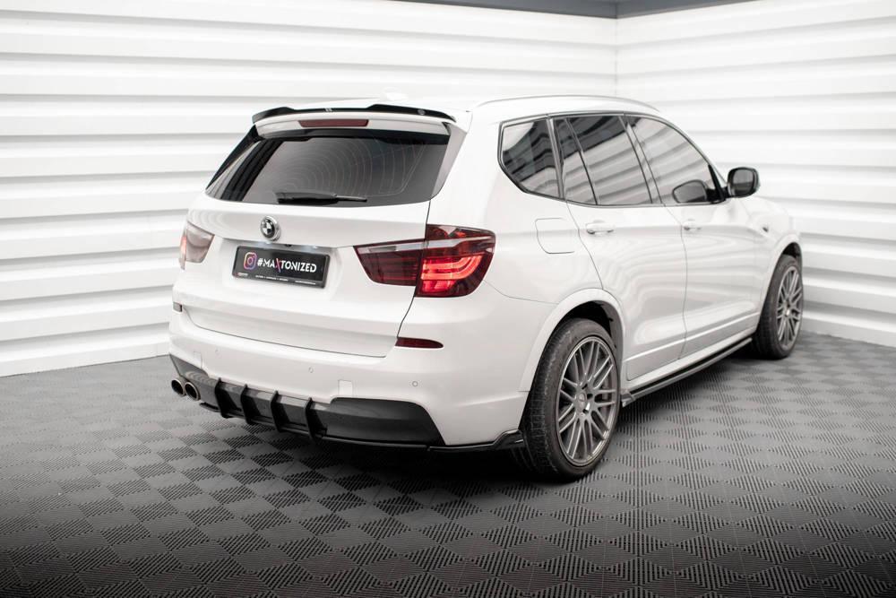 Seitliche Heck Diffusor Erweiterung für BMW X3 F25 M-Paket von Maxton Design
