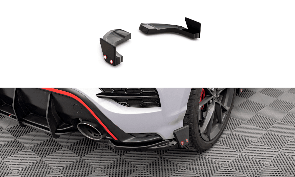 Seitliche Heck Diffusor Erweiterung für Hyundai Tucson NX4 von Maxton Design