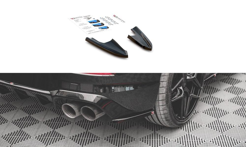 Seitliche Heck Diffusor Erweiterung V.3 für VW Golf 8 GTI von Maxton Design