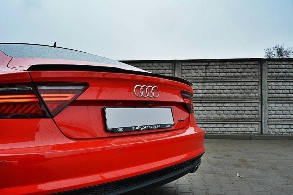 Maxton Design Spoiler Cap for Audi S7 / A7 S-Line C7 / C7 FL