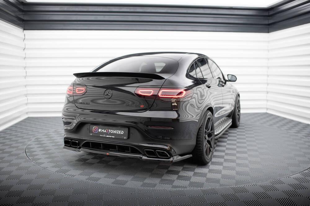 Zentraler Hinterer Splitter für Mercedes-Benz GLC 63 AMG Coupe C253 Facelift von Maxton Design