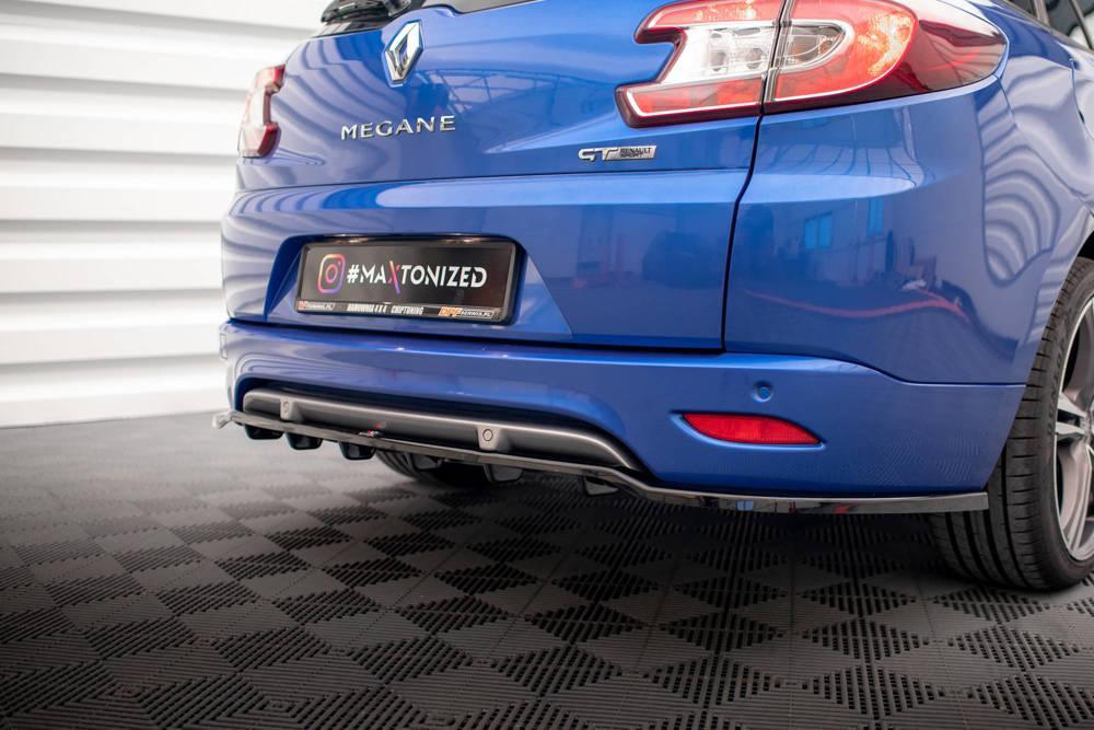 Zentraler Hinterer Splitter für Renault Megane GT-Line Grandtour MK3 Facelift von Maxton Design